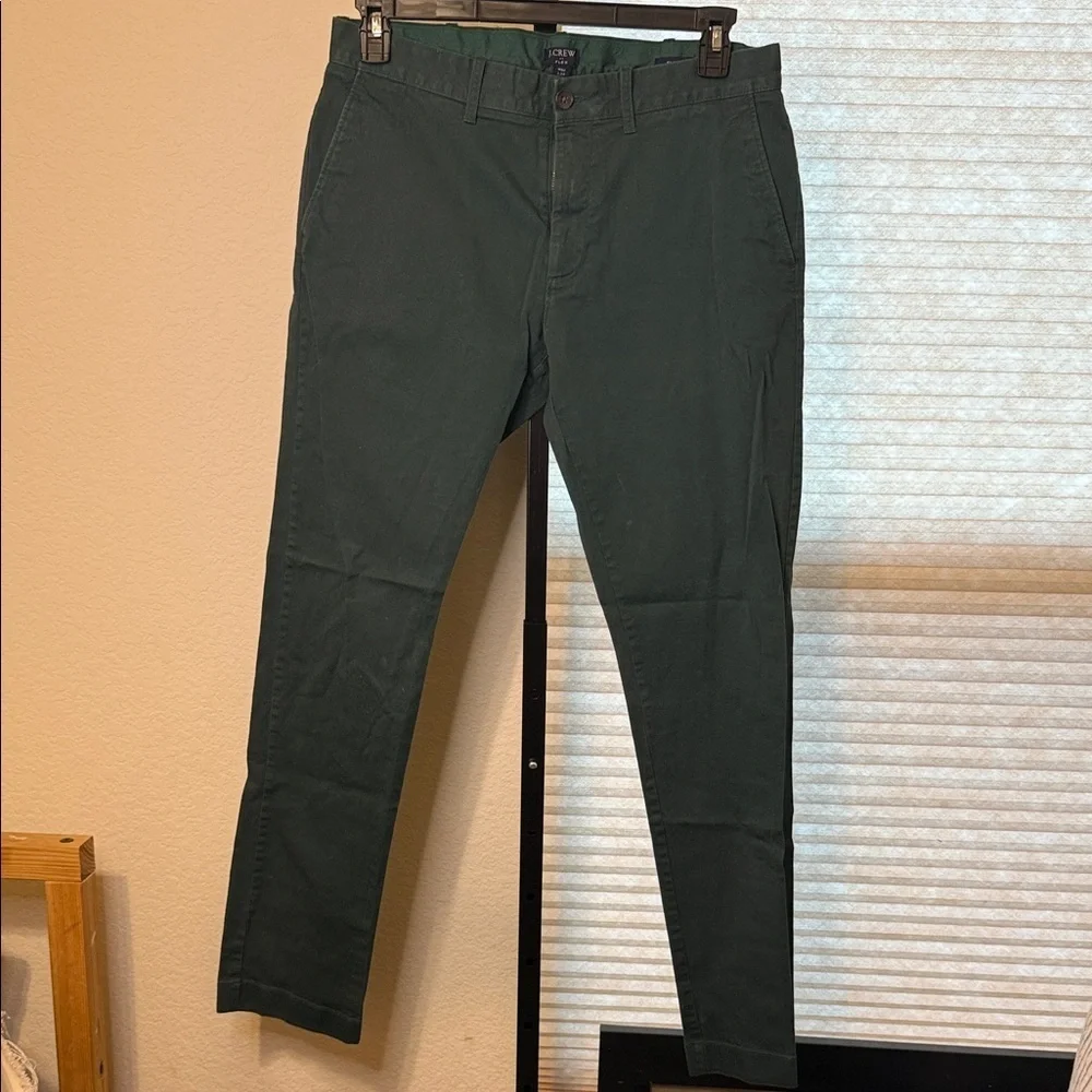 J. Crew Dark Green Chinos